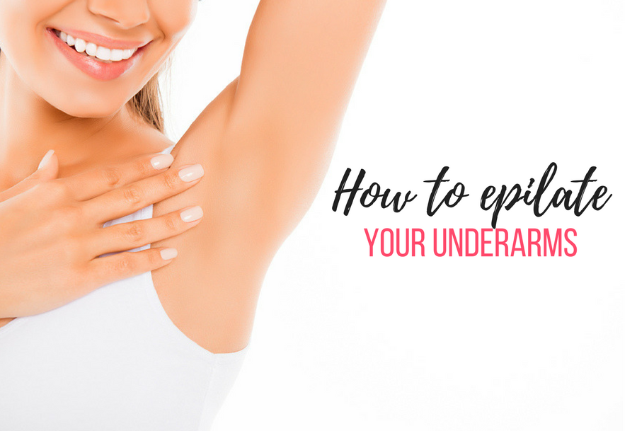 Tips for epilating underarms